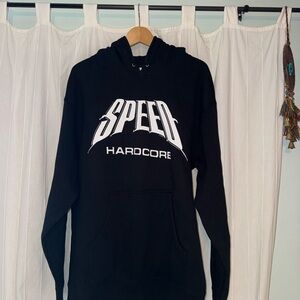 Speed Hardcore Men's Black Pullover Hoodie